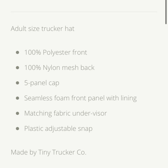 Tiny Trucker Co. Papa Bear trucker hat - Picture 2 of 3